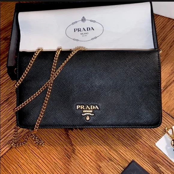 【PRADA】SAFFIANO CROSSBODY BAG PRADA Shoulder crossbody Bag 2VD065 Saffiano leather Gray